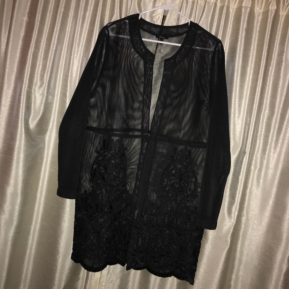 Cupio mesh embroidered jacket on HOLD!